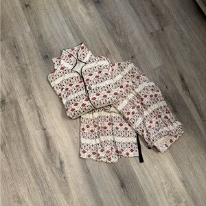 Burt's Bees unisex family matching pajamas set